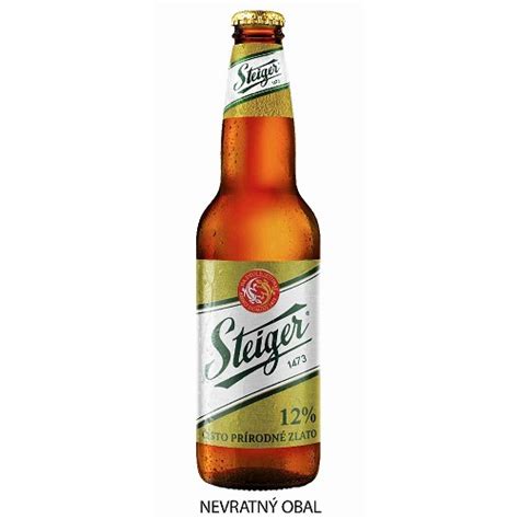 fľaše piva Steiger