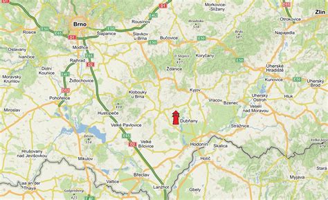 Mapa obce Mutěnice