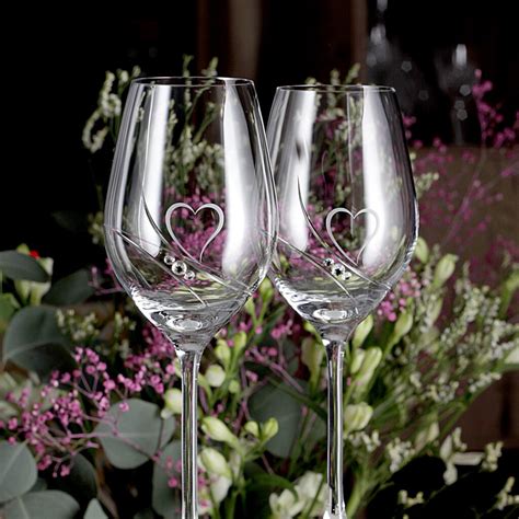 Svadobné poháre s kryštálmi Swarovski