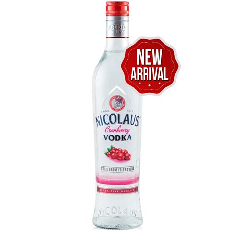 Štruktúra fľaše Nicolaus Vodka