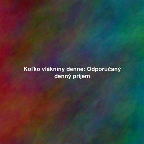 Graf znázorňujúci odporúčaný denný príjem tekutín