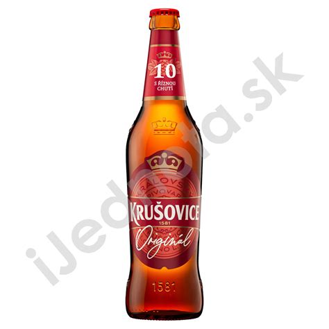 Štítok piva Krušovice