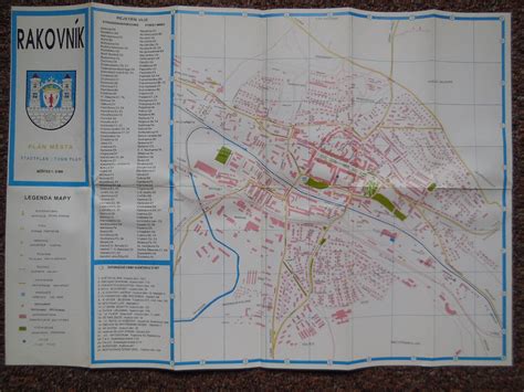 Mapa regiónu Rakovník