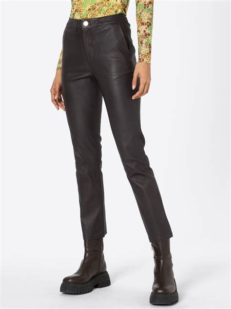 Dámske kožené motorkárske nohavice