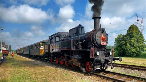 parný vlak v krajine