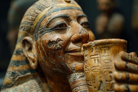 Ilustrácia starovekých Egypťanov pijúcich pivo