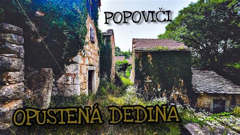Tradičná chorvátska dedina s kamennými domami a vinicami.