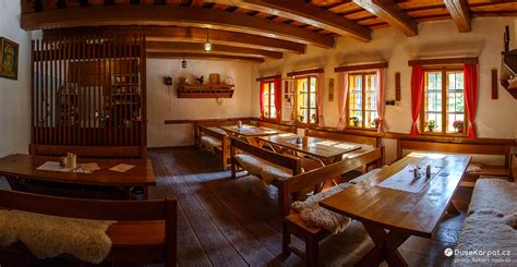 Interiér tradičnej českej krčmy