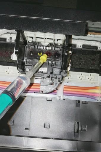 Čistenie hlavy tlačiarne