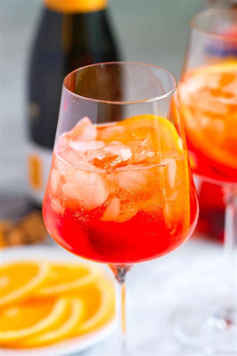 Ingrediencie na prípravu Aperol Spritz