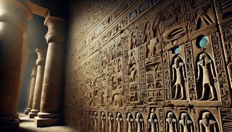 Ilustrácia starovekého Egyptského písma