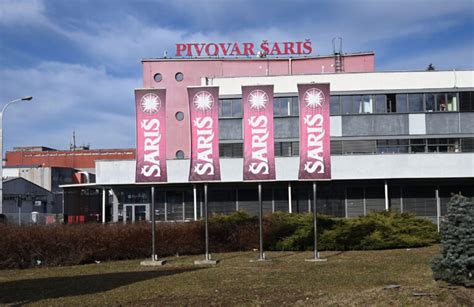 Historická budova pivovaru Šariš vo Veľkom Šariši