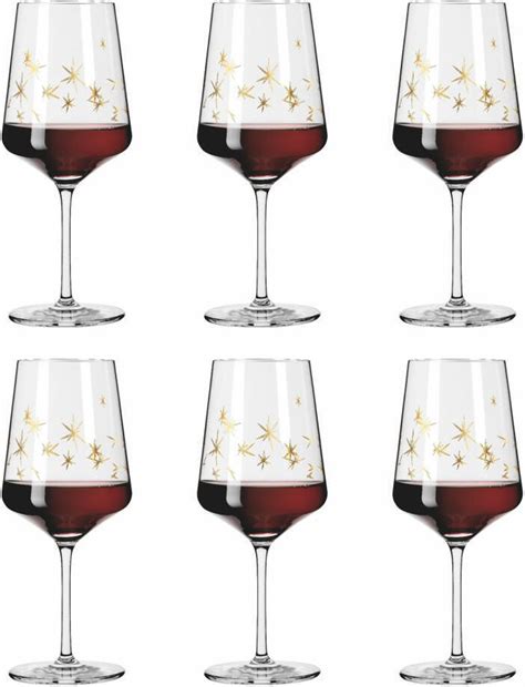 elegantná súprava pohárov na červené víno