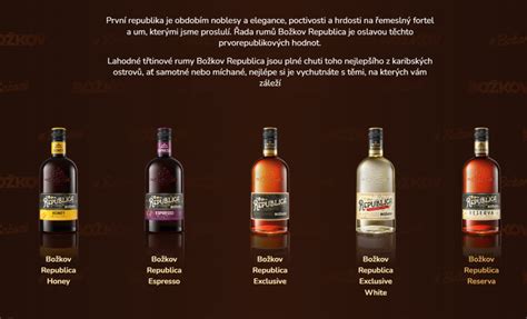 Fľaša rumu Božkov Čierny