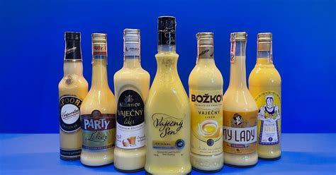 Rôzne druhy vaječných likérov