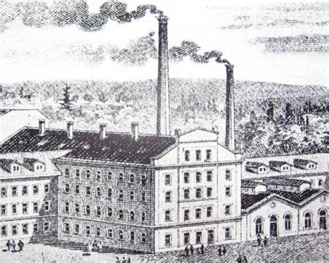 Ilustrácia historickej pivovarníckej prevádzky