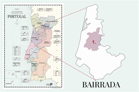 mapa vinárskych oblastí Champagne, Bairrada a Lombardia