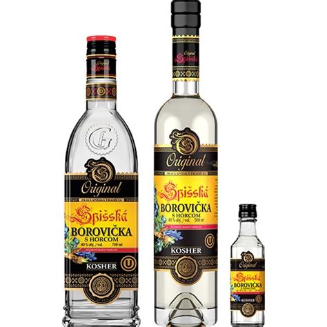 Fľaša Spišskej Borovičky Original