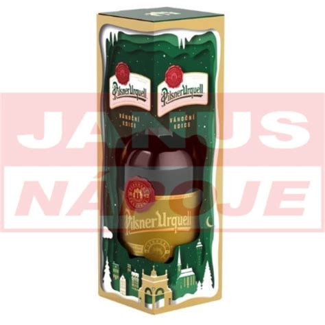 Vianočné balenie Pilsner Urquell s tradičnými motívmi
