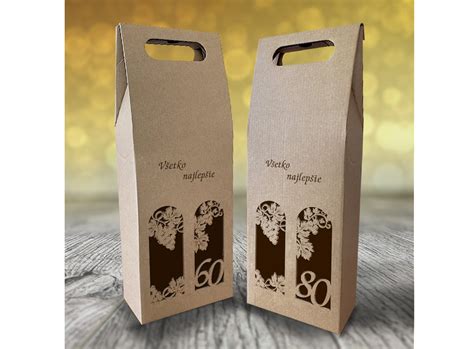 Dve fľaše vína v kartónovej krabici