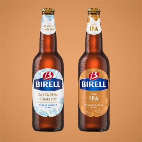 Fľaša piva Birell v plastovom obale