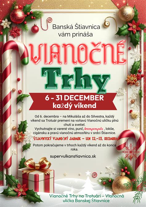 Vianočné trhy s ponukou vareného vína