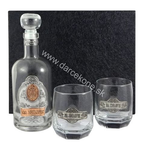 Darčeková fľaša na alkohol s gravírovaním