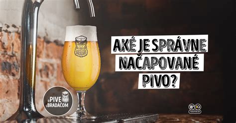 Správne načapované pivo