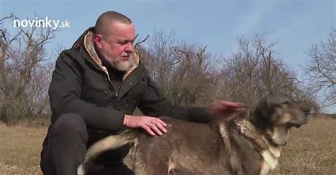 Miloslav Whisky Láber v prírode s jeho psom