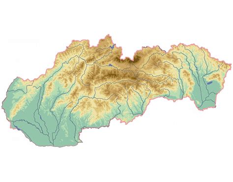 Slovenská krajina s horami a lesmi