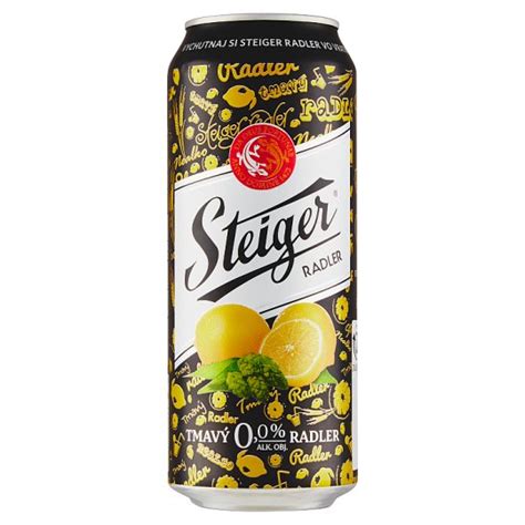 Fľaša Steiger Radler Tmavý Citrón