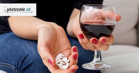 Obrázok znázorňujúci vzájomné pôsobenie liekov a alkoholu