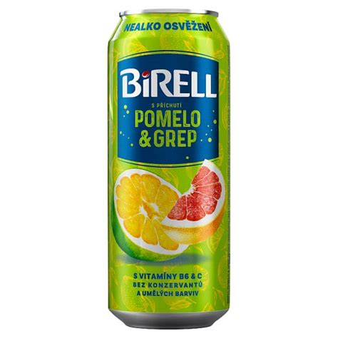 Birell Pomelo Grep fľaša a pohár
