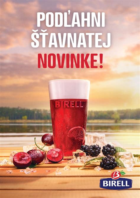 Ukážka letáku s akciou na Birell