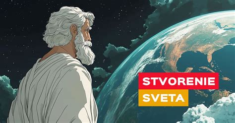 Biblický text zobrazujúci stvorenie