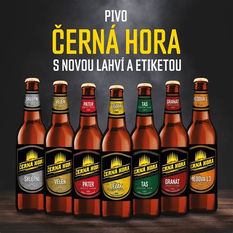 Sortiment piva z Pivovaru Černá Hora