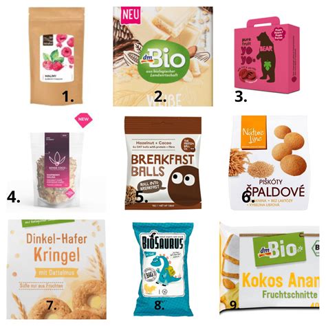 Obrázok s rôznymi potravinami ako sú tyčinky, sušienky, ovocie