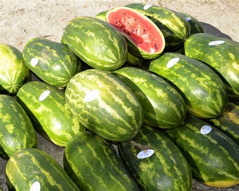 Nakrájaný vodný melón s lístkami mäty