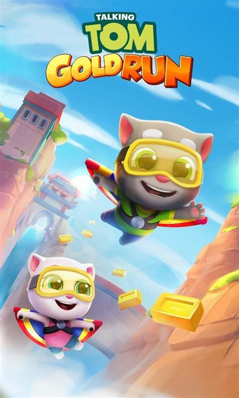 Mapa rôznych časových svetov v hre Talking Tom Gold Run 2