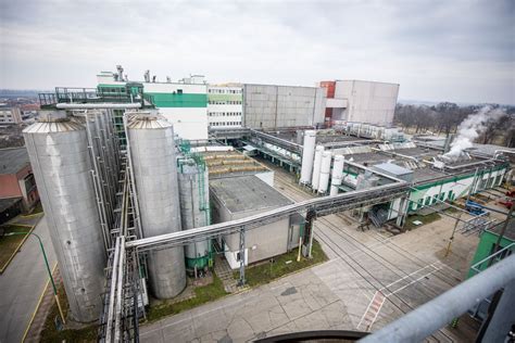 Pohľad na areál pivovaru v Hurbanove