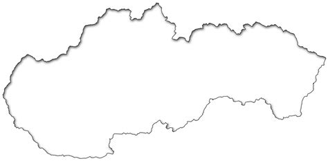 Mapa Slovenska s vyznačenou polohou Hurbanova