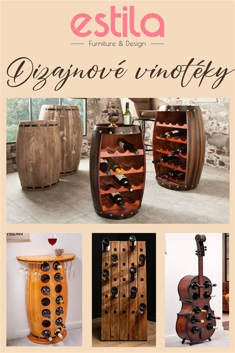 Detail interiéru vinotéky s drevenými policami