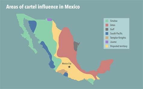 Mapa regiónu Tequila v Mexiku