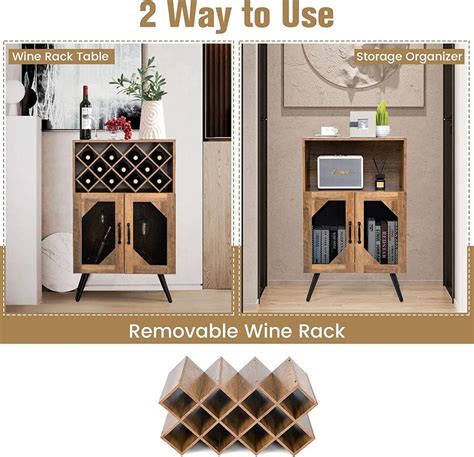 interiér s dreveným stojanom na víno