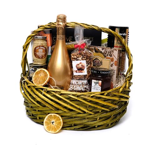 Darčekový kôš s fľašou vína