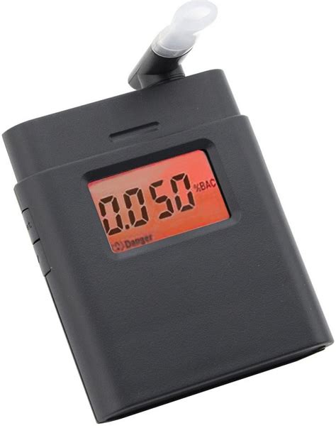 Detailný pohľad na LED displej alkohol testera