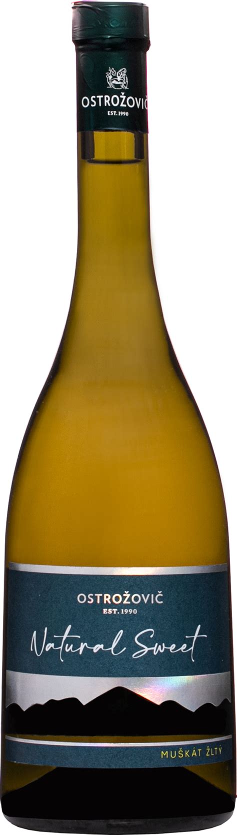 fľaša vína Ostrožovič Muškát žltý Solaris