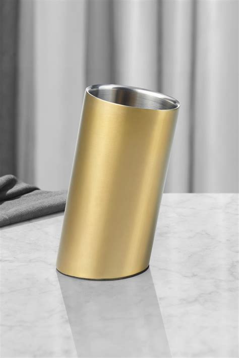 farebný chladič na víno zlatý