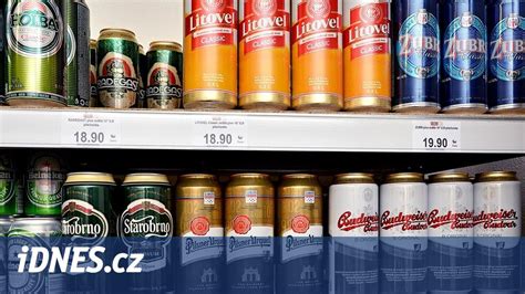 Ilustrácia rôznych značiek piva v plechovkách