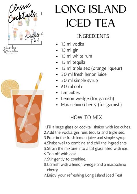 Zložky pre Long Island Iced Tea